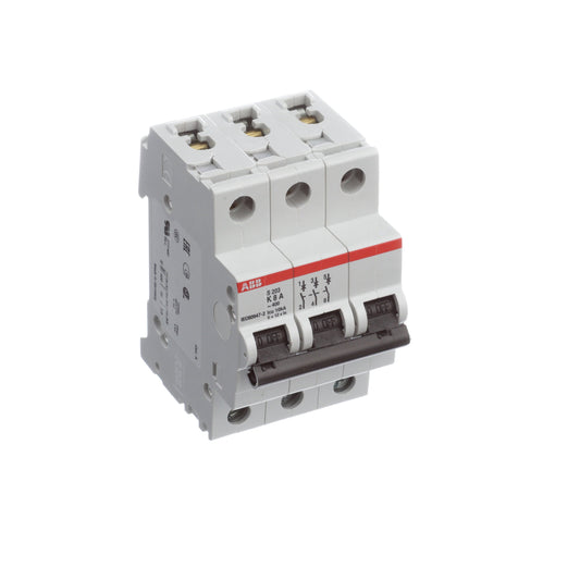 ABB S203-K8 Circuit Breaker | 480V 8A 3P 6kA@480V Feed-Thru S 200 Series