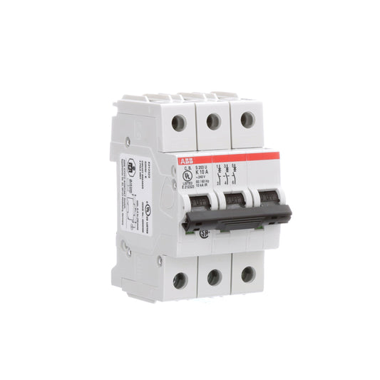 ABB S203U-K10 Circuit Breaker | 240V 10A 3P 10kA@240V Bolt-On S 200 U Series