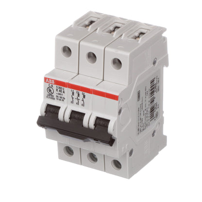 ABB S203U-K40 Circuit Breaker | 240V 40A 3P 10kA@240V Bolt-On S 200 U Series