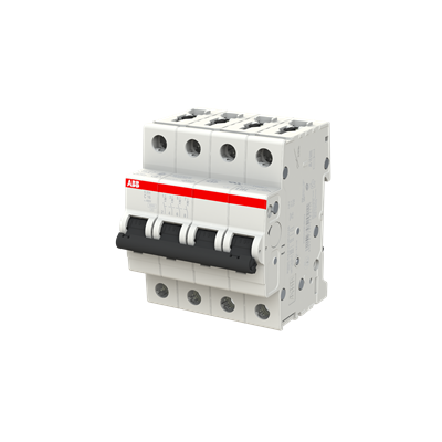 ABB S204-C63 Circuit Breaker | 480V 63A 4P 6kA@480V Feed-Thru S 200 Series