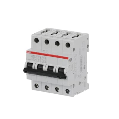 ABB S204-K63 Circuit Breaker | 480V 63A 4P 6kA@480V Feed-Thru S204