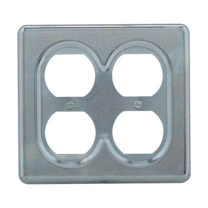 Crouse-Hinds S232 Duplex Receptacle Cover Surface Mount Sheet Steel 3-Pole Grounding Series S232