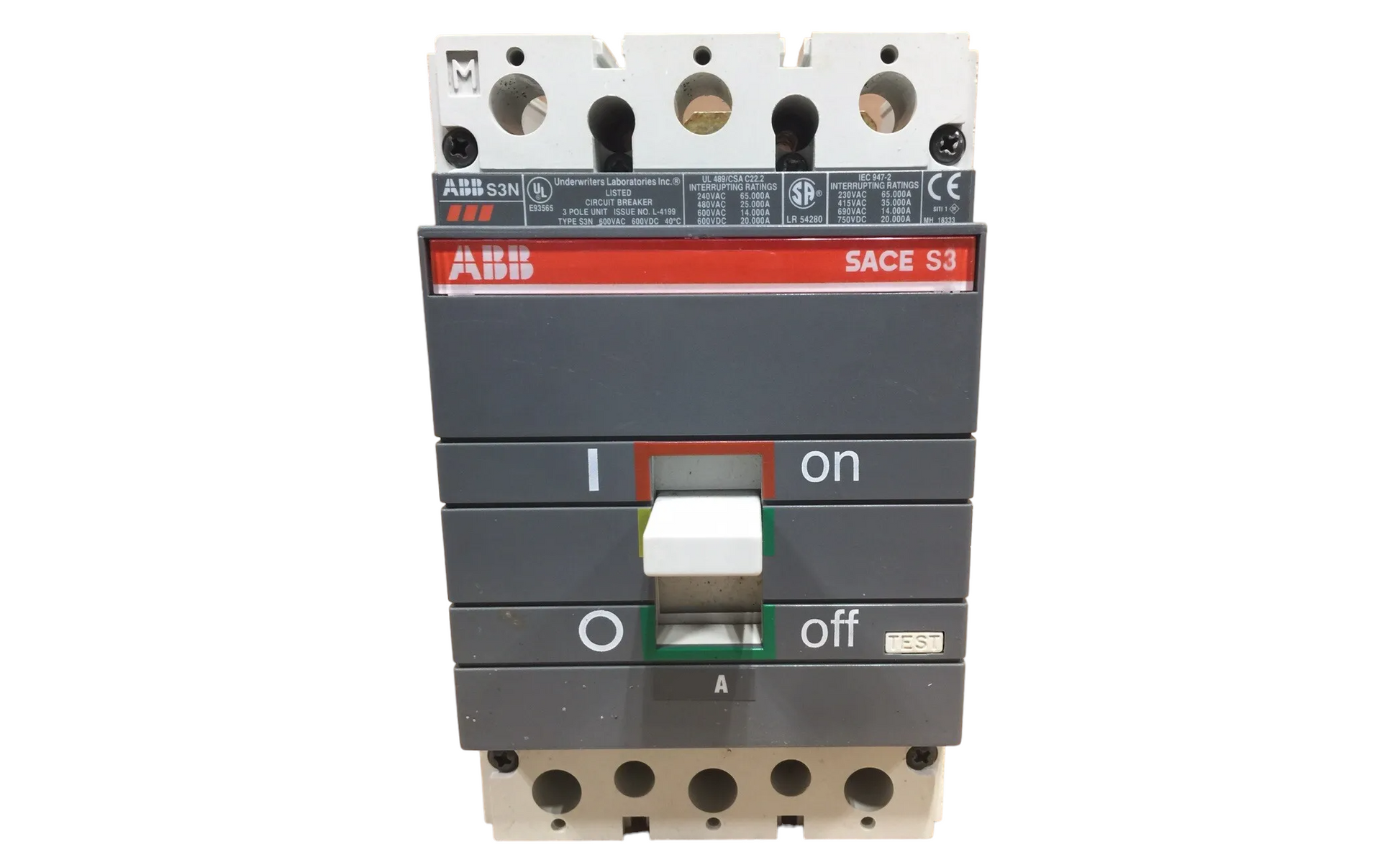 S3N-4P-150A - ABB Bolt-On 600V 150A 4 pole circuit breaker 25kA@480V - Essential Electric Supply