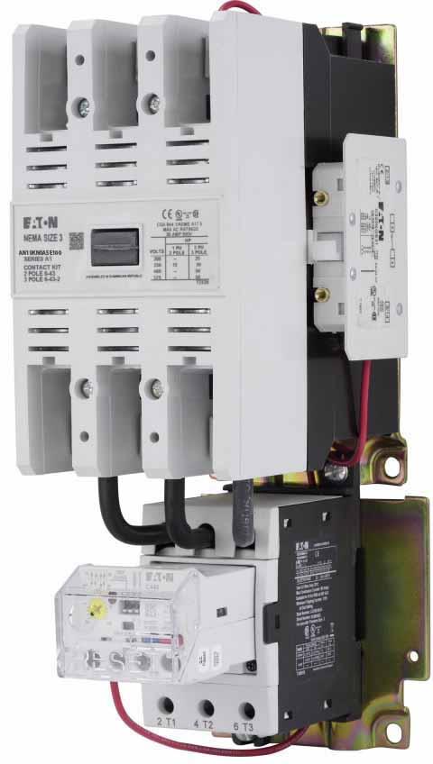 Cutler Hammer AN19KN0A5E100 Motor Starter | 3 pole 3 phase 600V 90A 120V coil Freedom Series