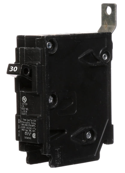 Siemens B130H Circuit Breaker | 120V 30A 1P 22kA@240V Bolt-on BL Series