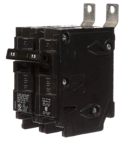 Siemens B215H Circuit Breaker | 120/240V 15A 2P 22kA@240V Bolt-on BL Series