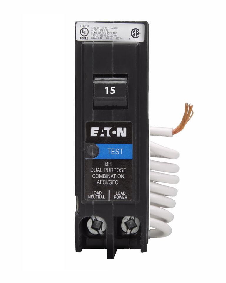 Cutler Hammer BRAFGF115 Circuit Breaker | BR Series BRAFGF 120V 15A