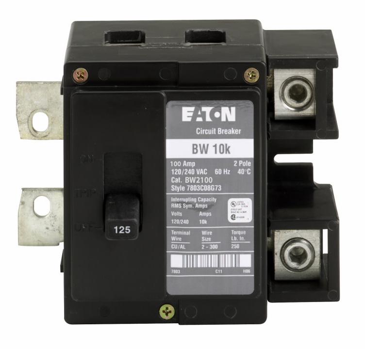 Cutler Hammer BW2100 Circuit Breaker | BW Series BW 240V 100A
