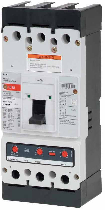 Cutler Hammer KD3175 Circuit Breaker | Series C KD 600V 175A