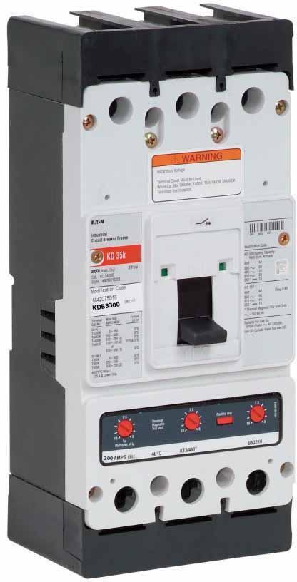 Cutler Hammer, Eaton, Westinghouse KDB3300W Circuit Breaker | Series C KDB 600V 300A