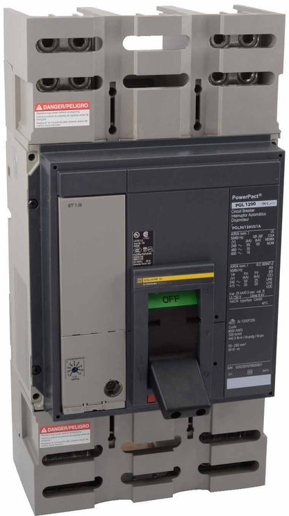 Square D PGL36120U31A Circuit Breaker | Powerpact PGL 600V 1200A