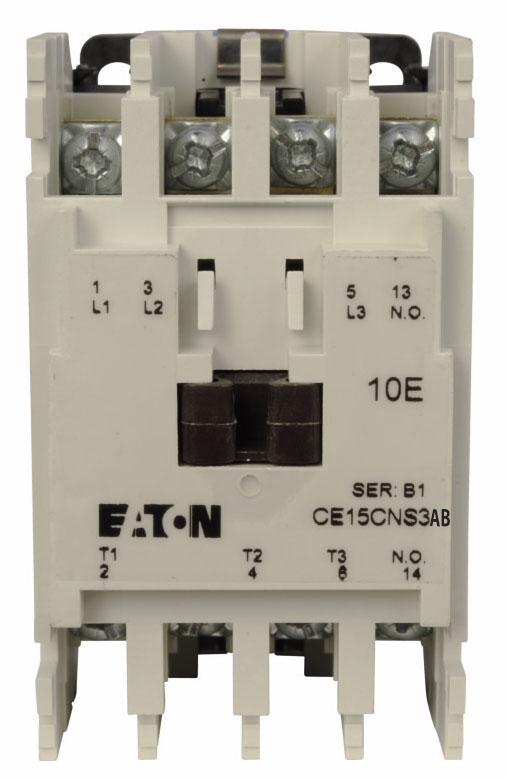 Cutler Hammer CE15CNS3AB Contactor | 3P 3Ph 600V 12A 110V Coil Freedom Series