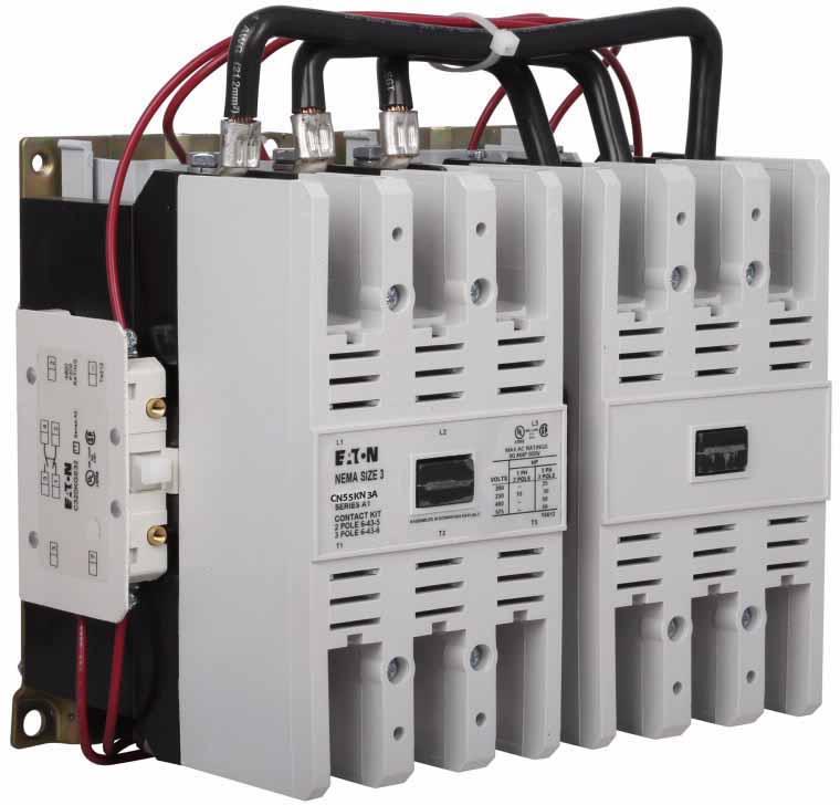 Cutler Hammer CN55KN3A Contactor 3P 3PH 600V 90A 110V Coil Freedom Series
