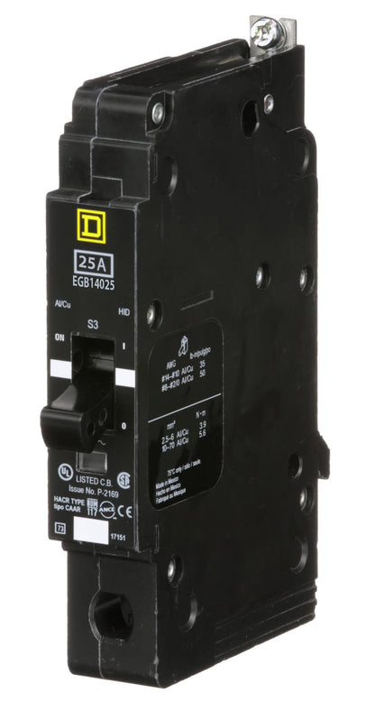 Square D EGB14025 Circuit Breaker | EGB Series EGB 277V 25A