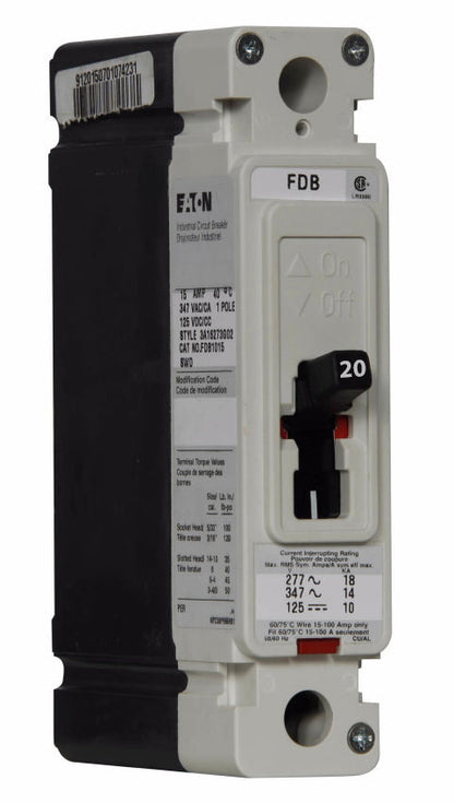 Eaton FDB1020 Circuit Breaker | Molded Case
