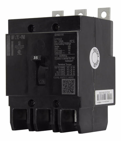 Cutler Hammer, Eaton, Westinghouse GHB3035S1 Circuit Breaker | Series C GHB 480V 35A