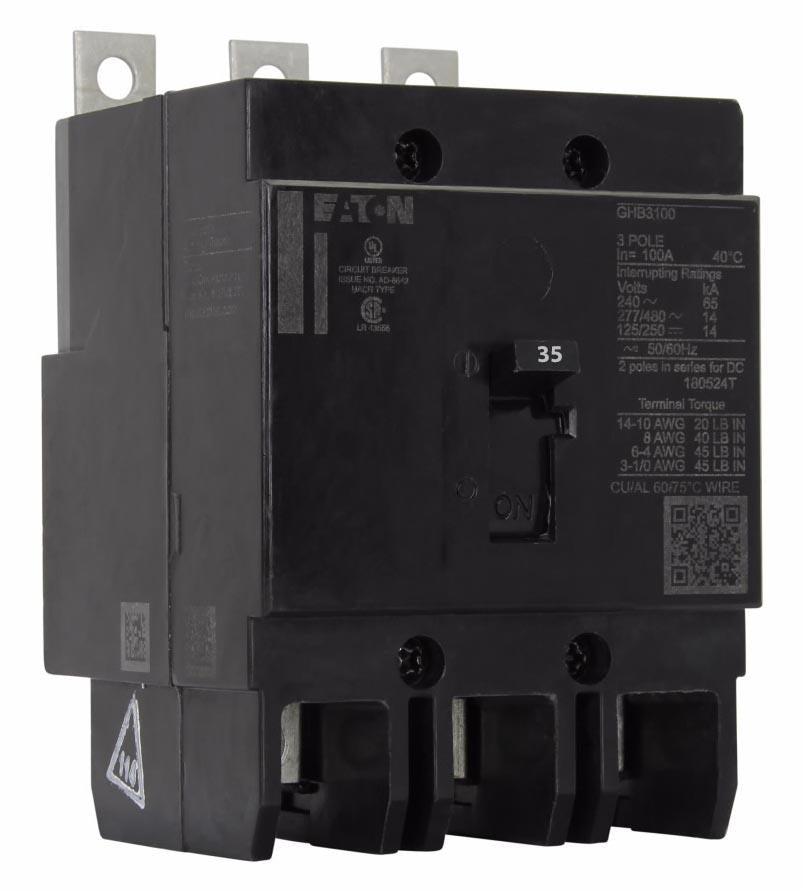 Cutler Hammer, Eaton, Westinghouse GHB3035S1 Circuit Breaker | Series C GHB 480V 35A