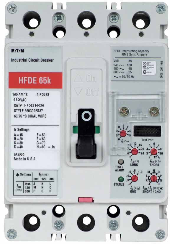 Cutler Hammer HFDE316036 Circuit Breaker | Series C HFDE 480V 160A
