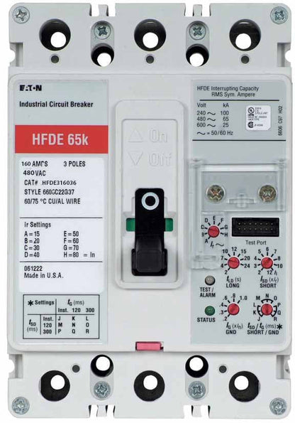 Cutler Hammer HFDE316036 Circuit Breaker | Series C HFDE 480V 160A