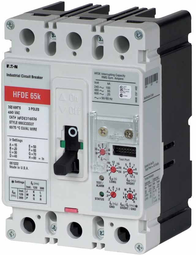 Cutler Hammer HFDE316036 Circuit Breaker | Series C HFDE 480V 160A