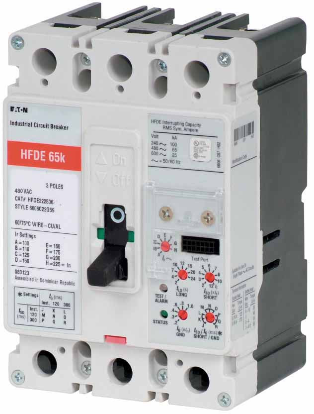 Eaton HFDE322536 Circuit Breaker | Series C HFDE 480V 225A