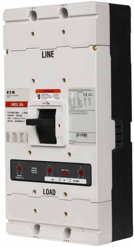 Cutler Hammer, Eaton, Westinghouse HMDL3700W Circuit Breaker | Series C HMDL 600V 700A