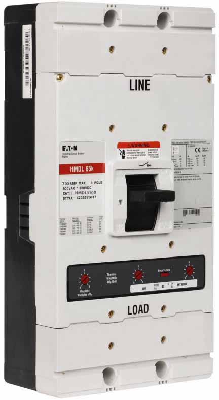 Cutler Hammer HMDL3700 Circuit Breaker | Series C HMDL 600V 700A
