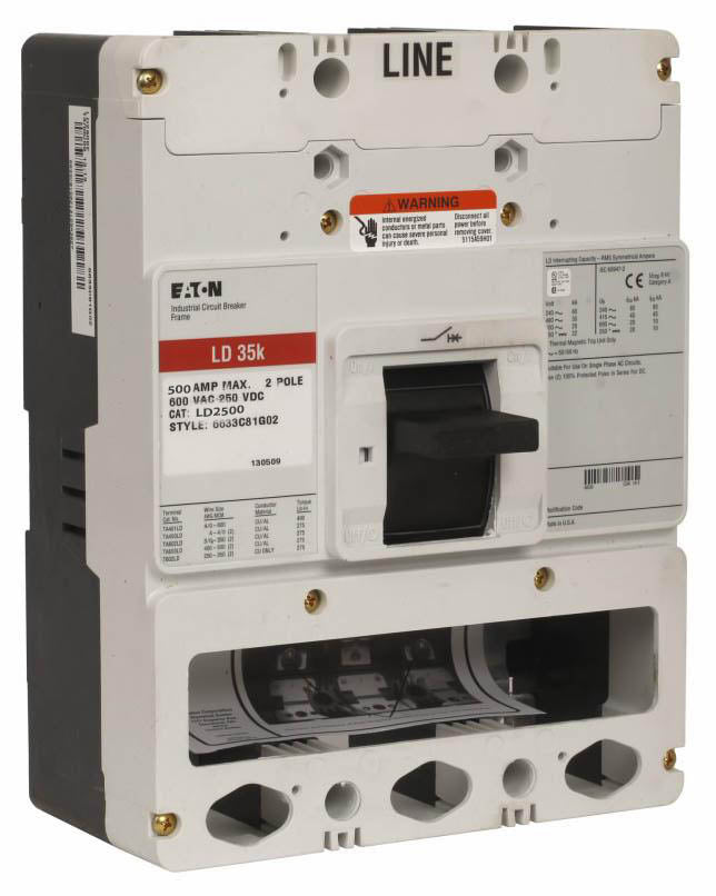 Westinghouse LD2500 Circuit Breaker | Series C LD 600V 500A