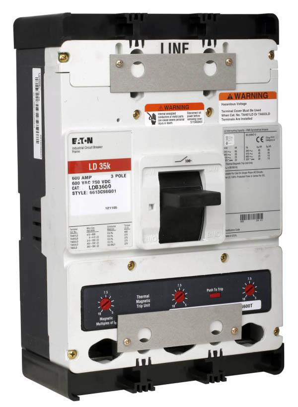 Cutler Hammer LDB3600 Circuit Breaker | Series C LDB 600V 600A