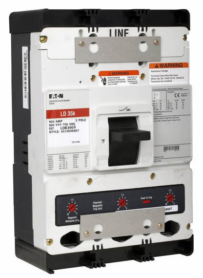 Cutler Hammer LDB3600 Circuit Breaker | Series C LDB 600V 600A