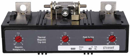 Cutler Hammer LT3350T Circuit Breaker | 350A 600V 3P LI Thermal Magnetic Series C
