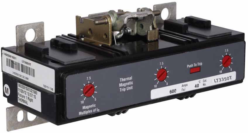 Cutler Hammer LT3350T Circuit Breaker | 350A 600V 3P LI Thermal Magnetic Series C