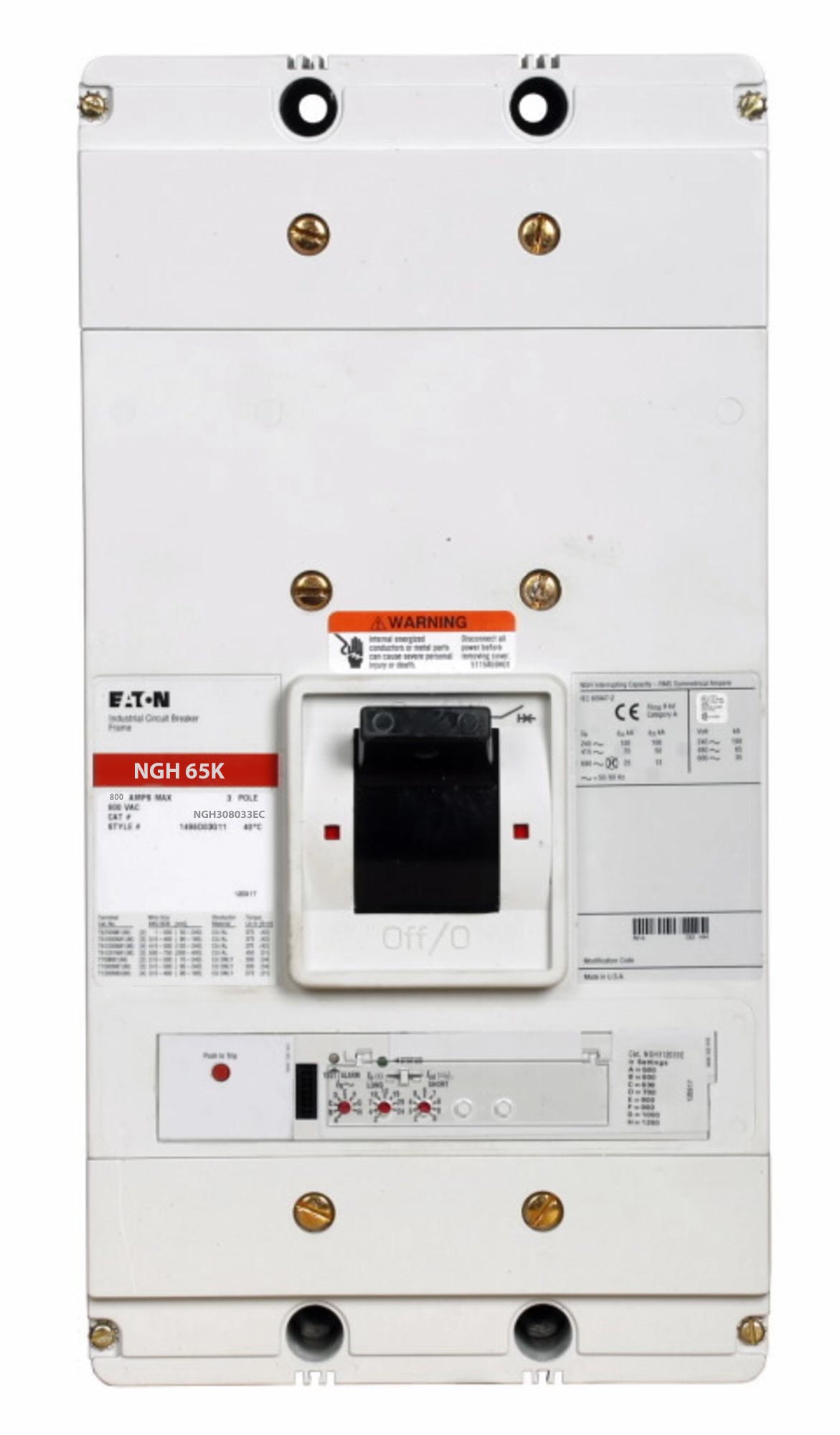 Cutler Hammer NGH308033EC Circuit Breaker | 800A 3P Series G