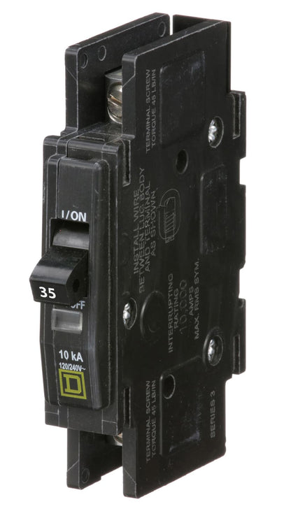Square D QOU135 Circuit Breaker | 120V 135A 1P 10kA@120V Unit Mount QOU Series