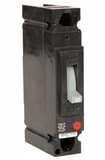 General Electric THED113020WL Circuit Breaker | 277V 20A 1P 65kA@277V Feed-Thru E150 Line