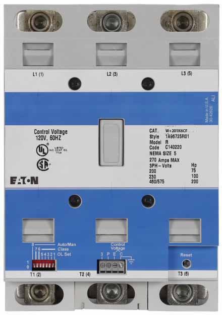 Cutler Hammer W+201K6CF Contactor | 600V 540A 3P 120V Advantage Series