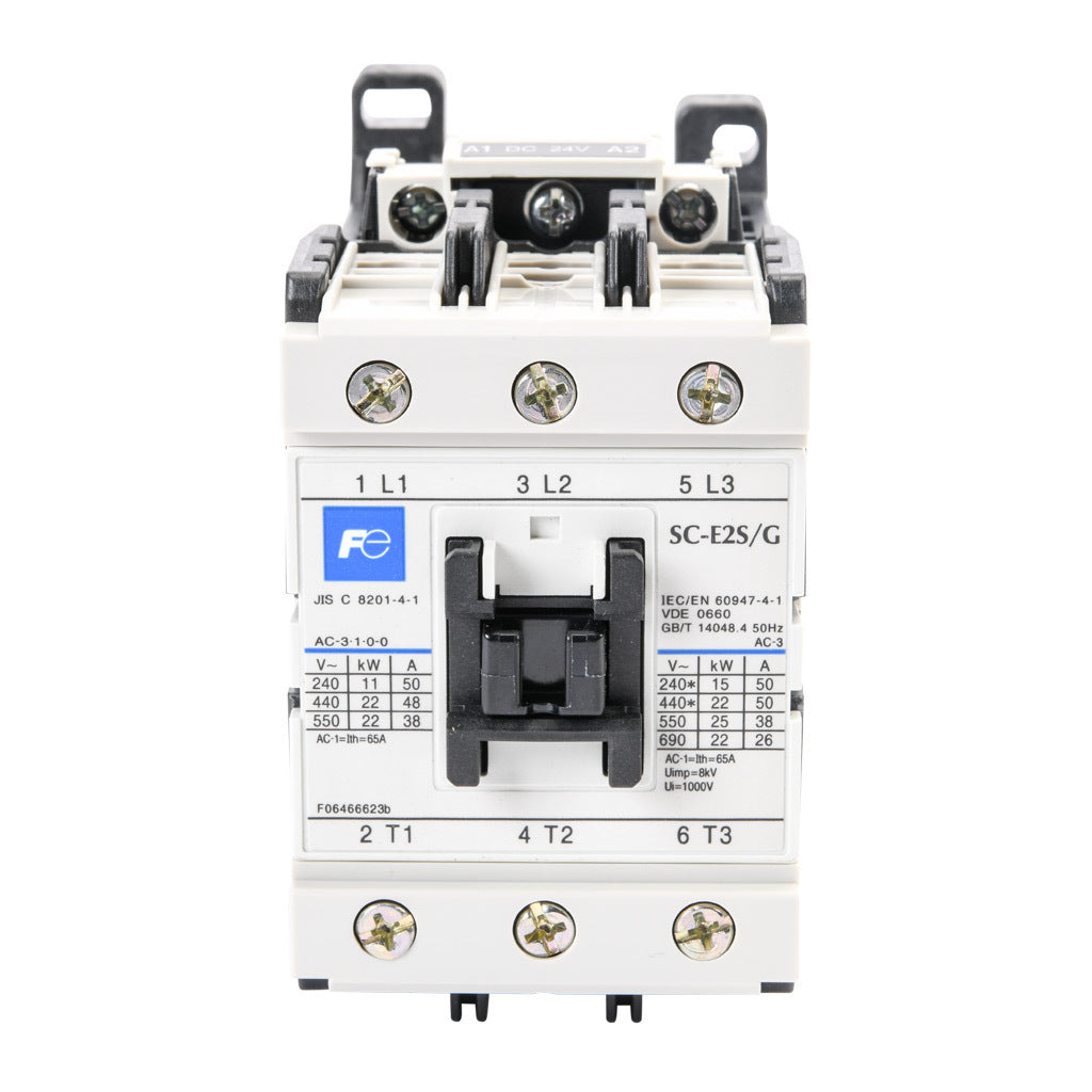 Fuji SC-E2SG-24VDC Contactor | 3P 3PH 690V 50A 24V SC-E Series