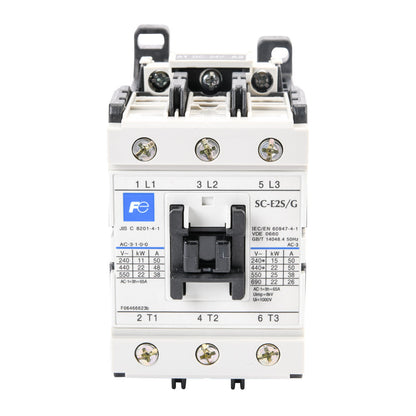 Fuji SC-E2SG-24VDC Contactor | 3P 3PH 690V 50A 24V SC-E Series