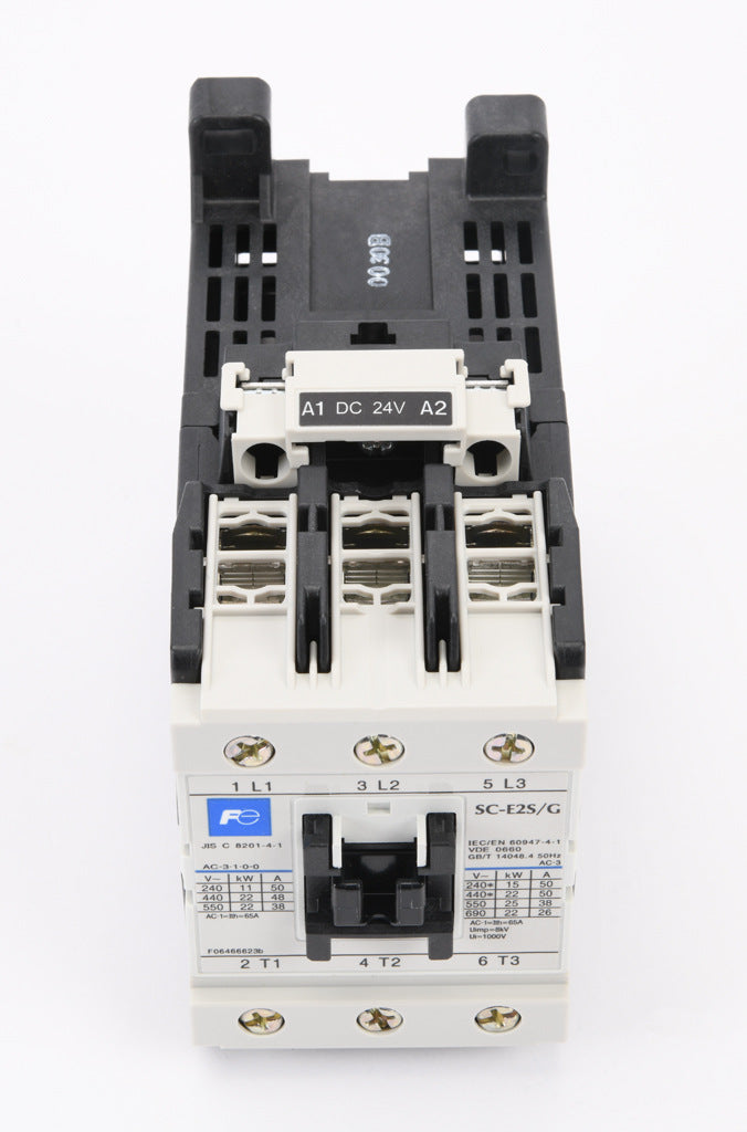 Fuji SC-E2SG-24VDC Contactor | 3P 3PH 690V 50A 24V SC-E Series