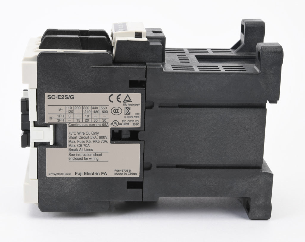 Fuji SC-E2SG-24VDC Contactor | 3P 3PH 690V 50A 24V SC-E Series