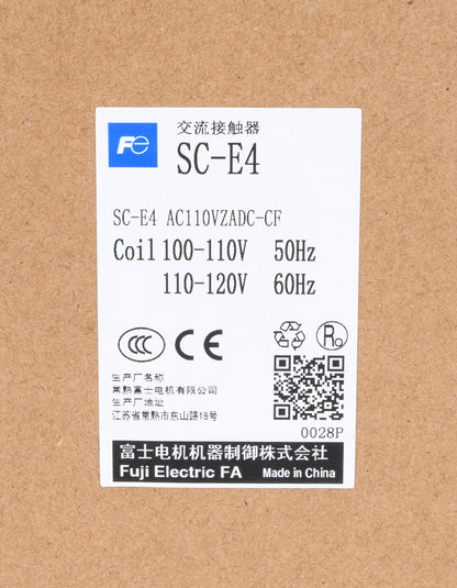 Fuji SC-E4-110VAC Contactor | 3P 3PH 690V 80A 110V SC-E Series