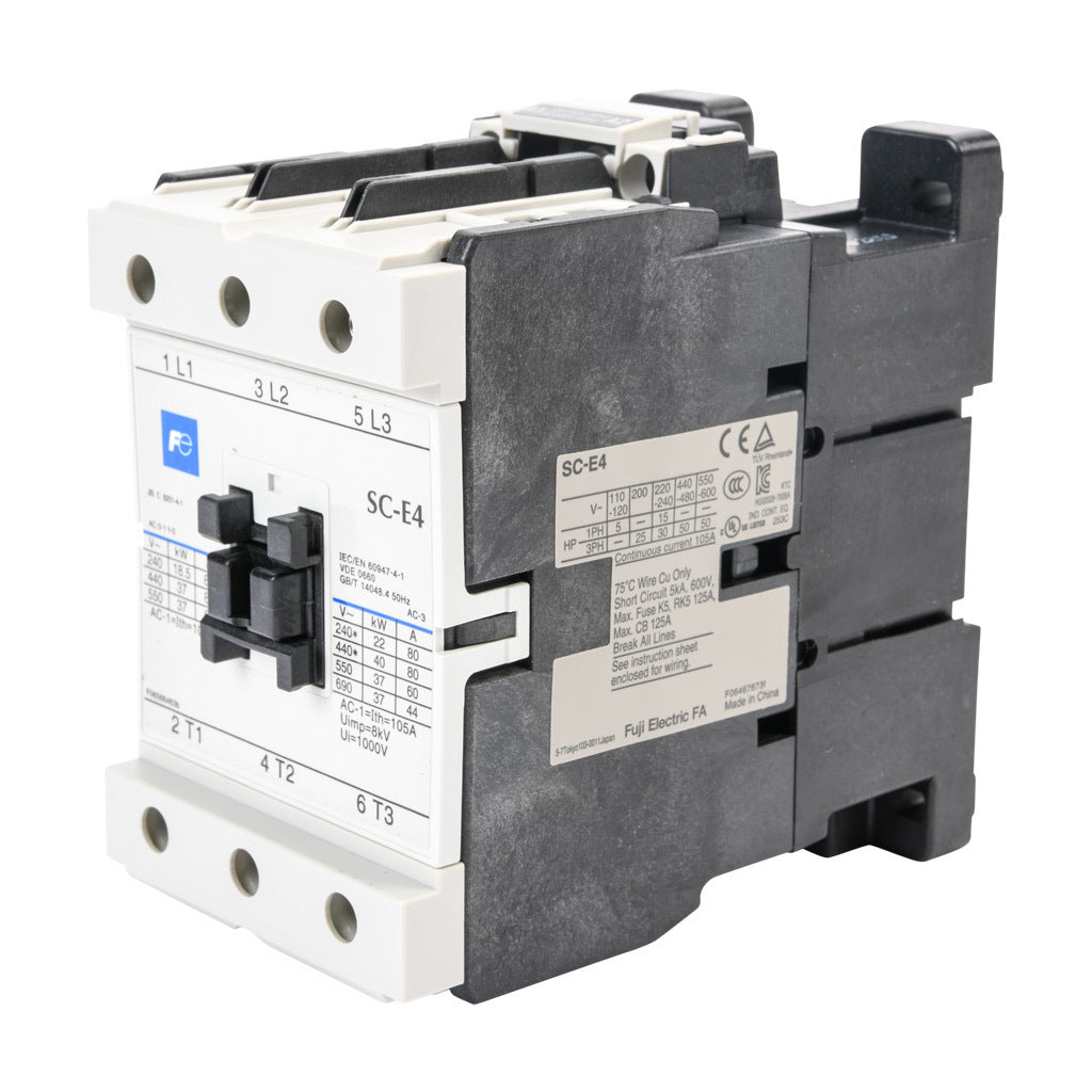 Fuji SC-E4-110VAC Contactor | 3P 3PH 690V 80A 110V SC-E Series