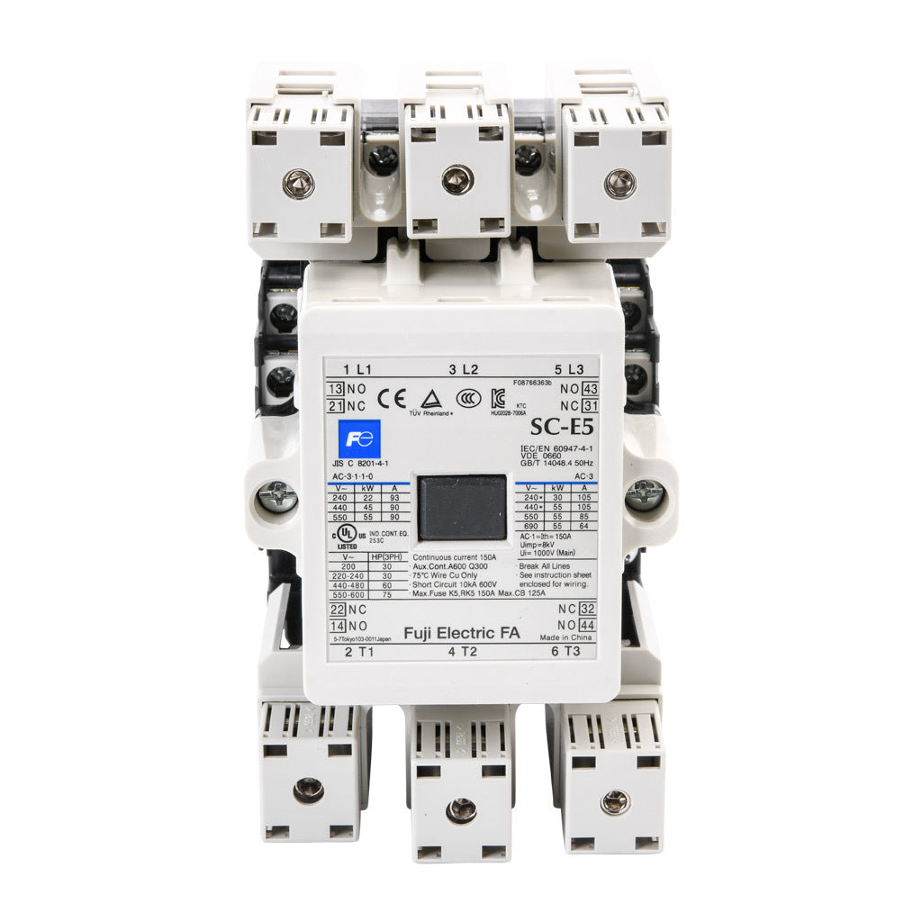 Fuji SC-E5-100V Contactor | 3P 3PH 690V 105A 110V SC-E Series