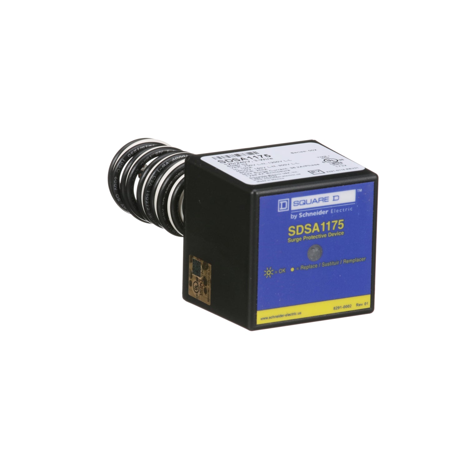 Square D SDSA1175 Surge Protection | 120/240 AC SURGELOGIC