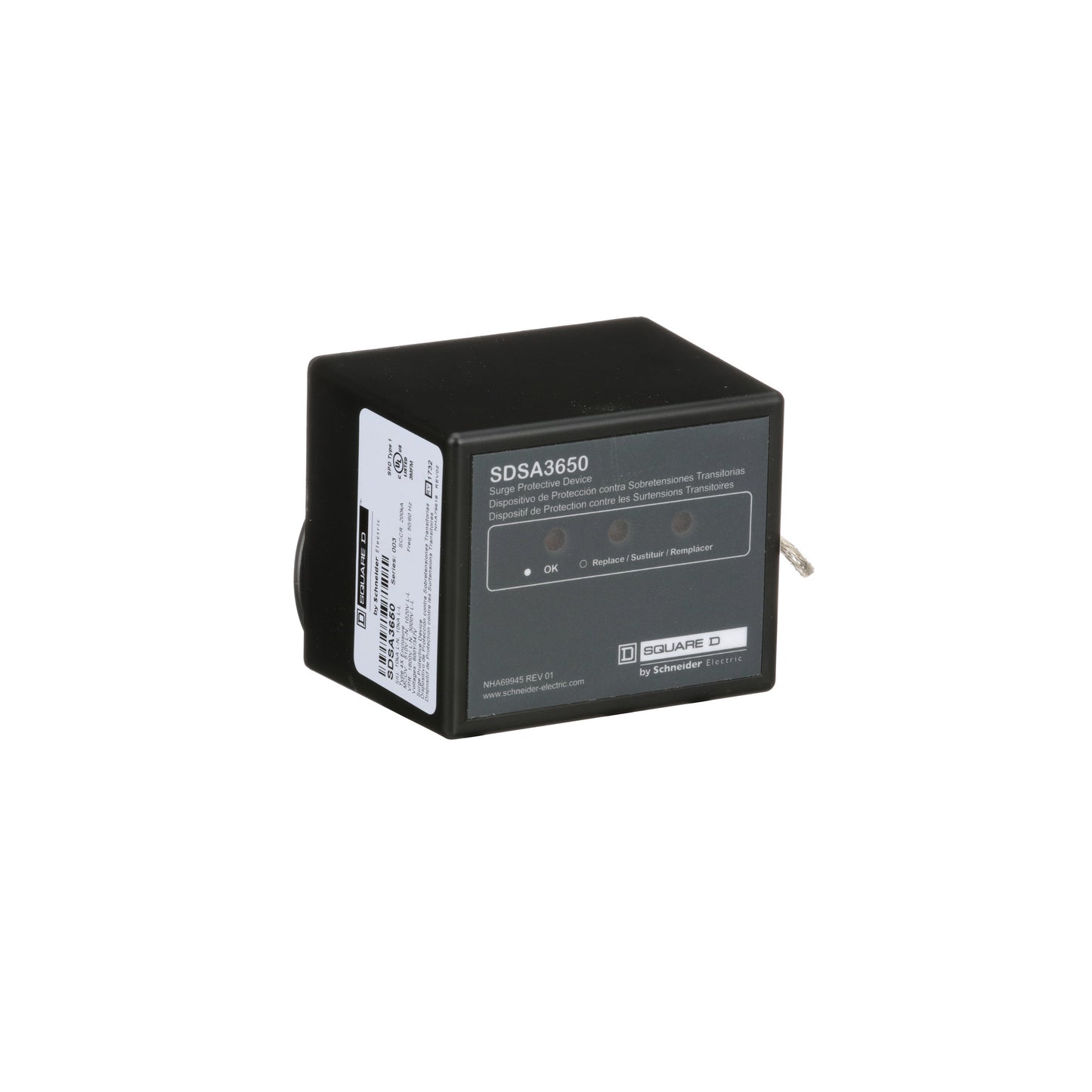Square D SDSA3650 Circuit Breaker | 347/600 AC Surgelogic