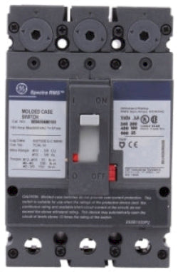 SEDA36AN0100 - General Electric Bolt-On 100 Amp 3 Pole Circuit Breaker - Essential Electric Supply