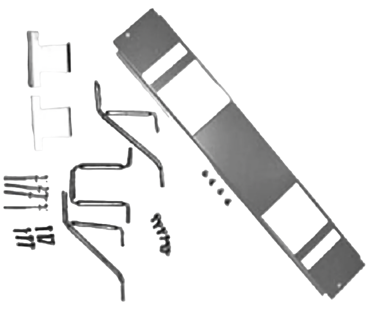 SQD1K Direct Replacement Mounting Hardware for Spectra APN-B Panels panels (AMCB6QD) Twin Mount - Essential Electric Supply