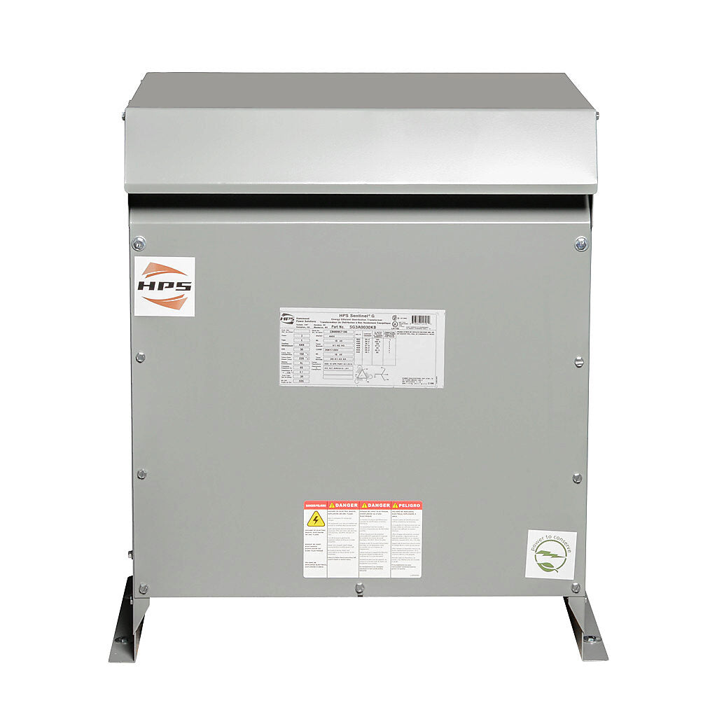 Hammond Power Solutions SG3A0030KB Transformer 30kVA 480D-208Y/120V