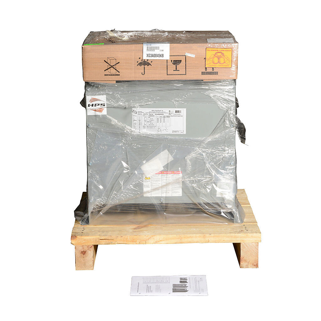 Hammond Power Solutions SG3A0045KB Dry Type Transformer 45 kVA 480D-208Y/120V Sentinel G