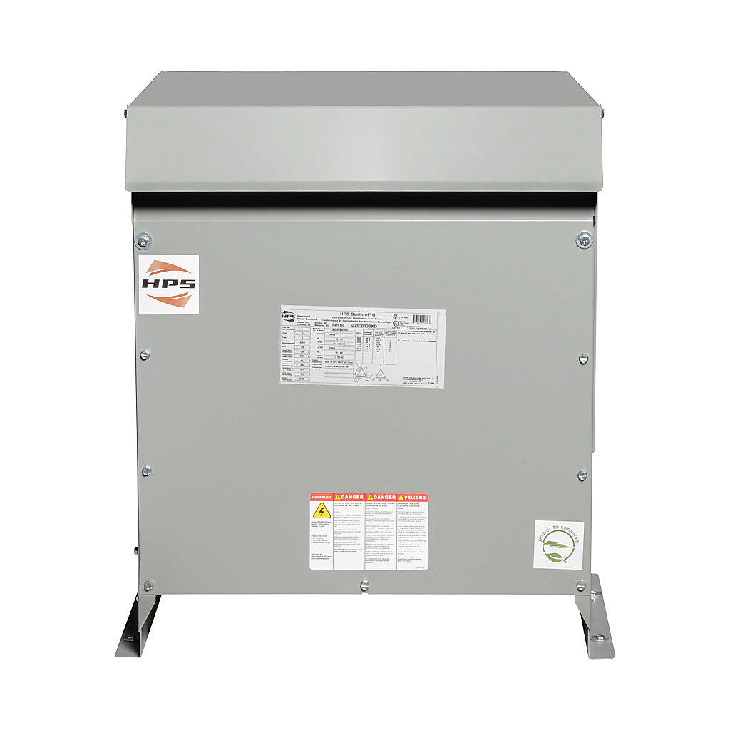 Hammond Power Solutions SG3C0030KD Transformer | 3-Phase 30 kVA 480D-240/120V